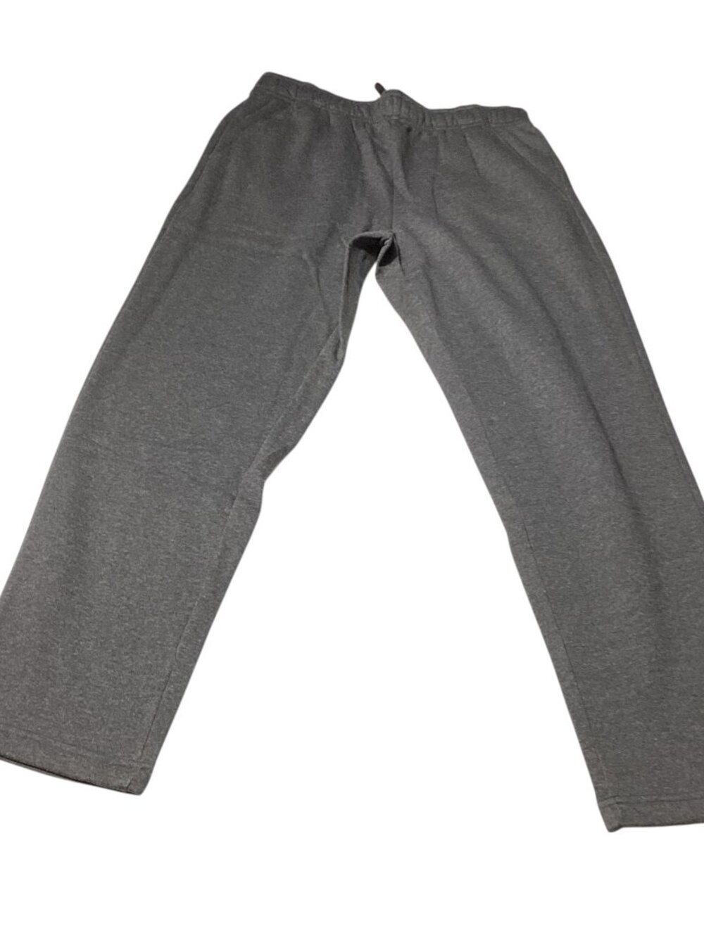 Athletic Works Men's Open Leg Fleece Sweatpants, Size Medium (32-34)